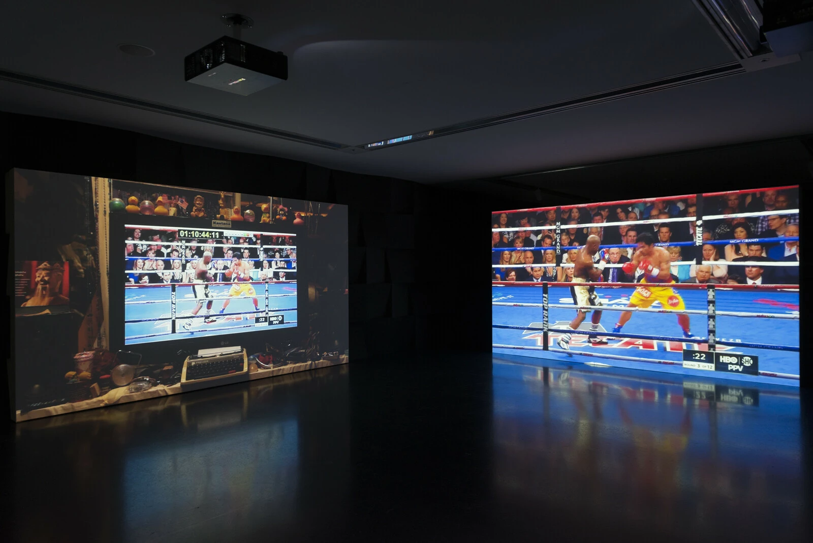 Installation view, <em>MCA Screen: Paul Pfeiffer</em>, MCA Chicago. December 23, 2017–May 20, 2018. Photo: Nathan Keay, © MCA Chicago. 2025/01/PPF_010.jpg 